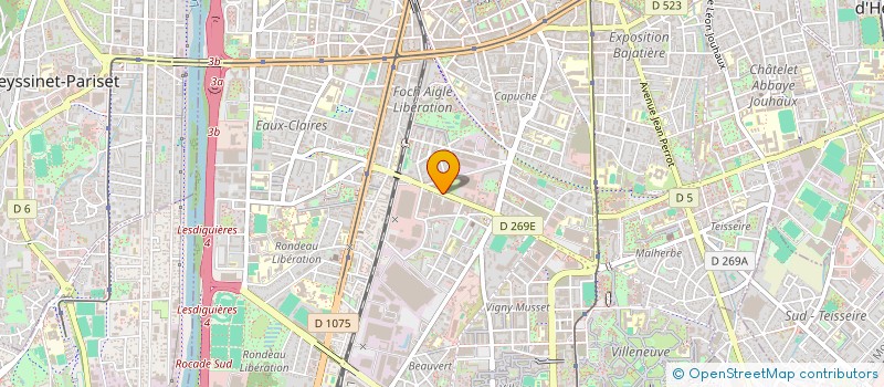 localisation de l'entreprise STE JPB à GRENOBLE