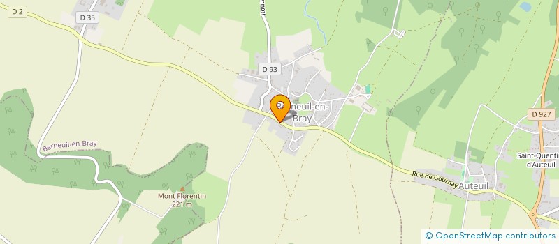 localisation de l'entreprise STE JULIEN  BERNEUIL-EN-BRAY