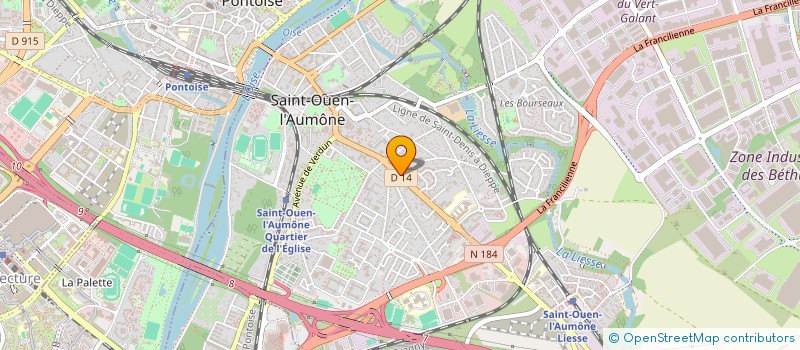 localisation de l'entreprise STE KALAMBAYI MUKUTA à SAINT-OUEN-L'AUMONE