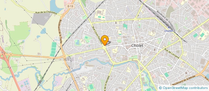 localisation de l'entreprise STE LA DEMI LUNE à CHOLET