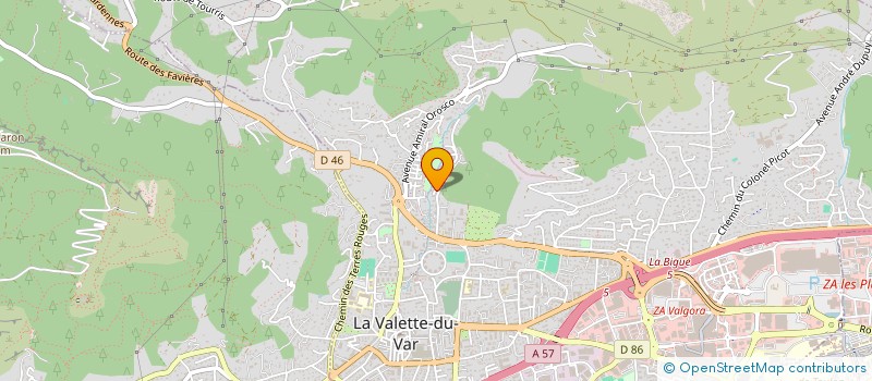 localisation de l'entreprise STE LA MARILYS à LA VALETTE-DU-VAR