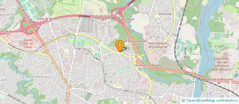 localisation de l'entreprise STE LA SENSIVE à NANTES