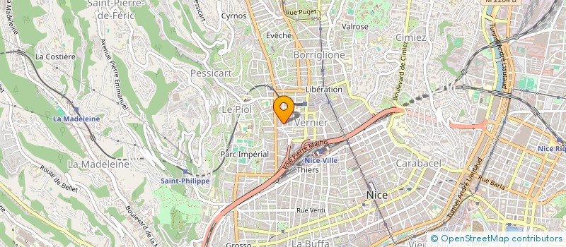 localisation de l'entreprise STE LE BLOC NOTE DU PARTICULIER à NICE
