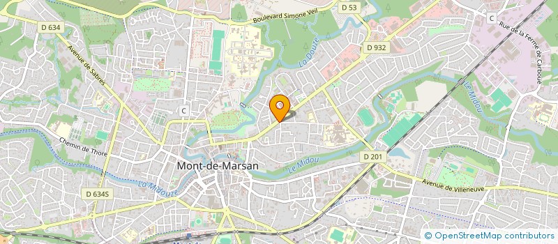 localisation de l'entreprise STE LE NEW FOCH à MONT-DE-MARSAN
