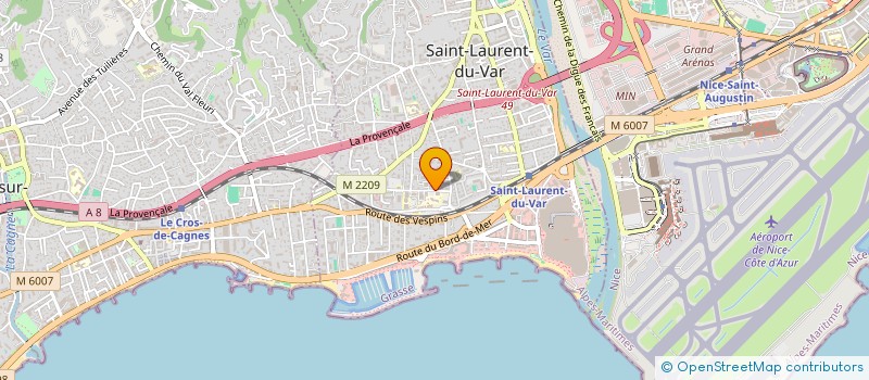 localisation de l'entreprise STE LESTREZ FRERES  SAINT-LAURENT-DU-VAR