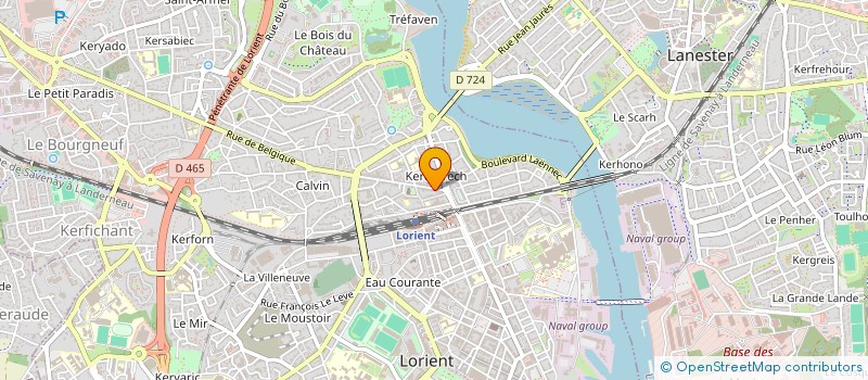 localisation de l'entreprise STE LIBRAI PAPET DOUBLE LIGNE à LORIENT