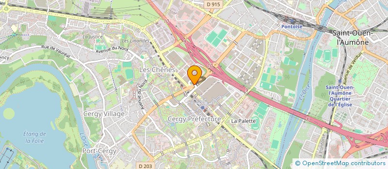 localisation de l'entreprise STE LOCALE D'EPARGNE DE CERGY à CERGY