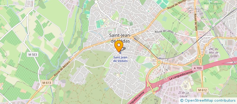 localisation de l'entreprise STE LOCATION INGENERING TRAVAUX PUBLICS à SAINT-JEAN-DE-VEDAS