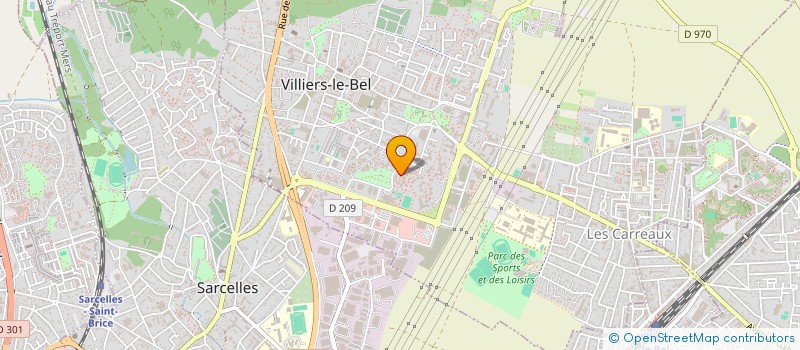 localisation de l'entreprise STE LOGISTICS à VILLIERS-LE-BEL