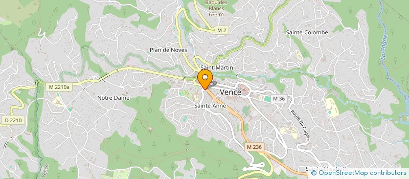 localisation de l'entreprise STE LONDRES MADRID IMMOBILIER IMMO à VENCE