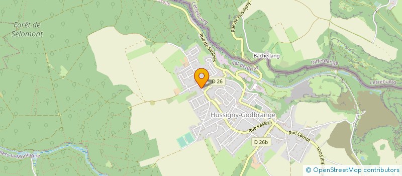 localisation de l'entreprise STE LORRAINE DE NEGOCE à HUSSIGNY-GODBRANGE