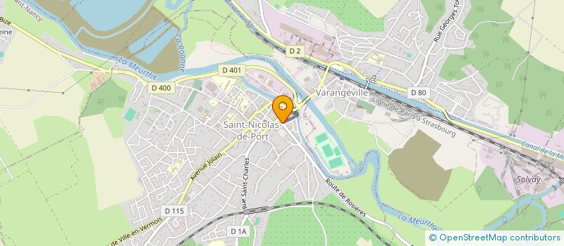 localisation de l'entreprise STE LORRAINE EXPRESS  SAINT-NICOLAS-DE-PORT