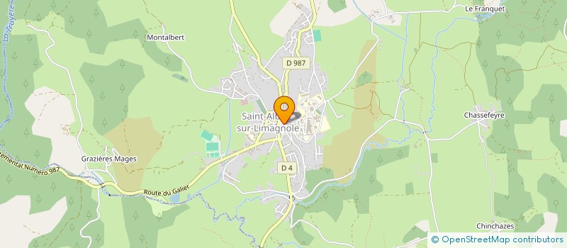 localisation de l'entreprise STE LOZERIENNE D'AIDE A LA SANTE MENTALE  SAINT-ALBAN-SUR-LIMAGNOLE