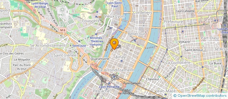 localisation de l'entreprise STE LYON DES METIERS D'ART  LYON