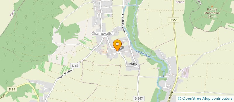 localisation de l'entreprise STE MACHAVOINE à MONTHOLON