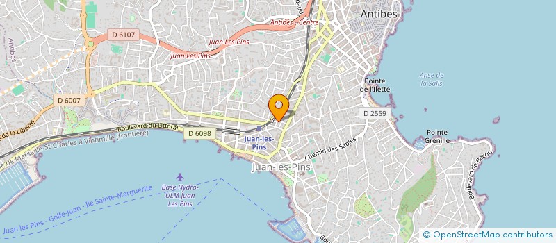 localisation de l'entreprise STE MAINTENANCE VENTE PRODUITS ENTRETIEN à ANTIBES