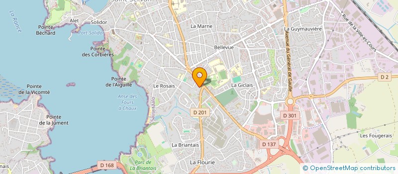 localisation de l'entreprise STE MALOUINE DE BIJOUTERIE à SAINT-MALO