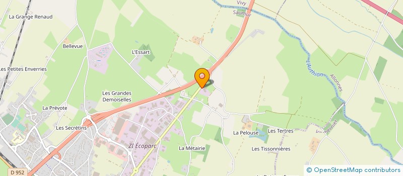 localisation de l'entreprise STE MAT AGRIC INDUST SAUMUROIS à SAUMUR