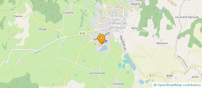 localisation de l'entreprise STE MAYETOISE DE PLASTIQUE ET FACONNAGE à LE MAYET-DE-MONTAGNE