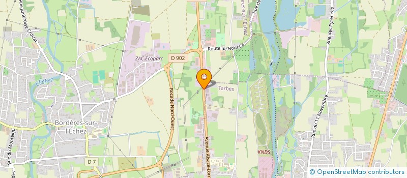 localisation de l'entreprise STE MEC GEN DES PYRENEES  BORDERES-SUR-L'ECHEZ