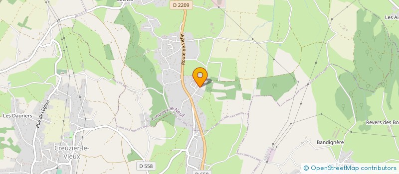 localisation de l'entreprise STE MECANIQUE DU BOURBONNAIS à CREUZIER-LE-NEUF