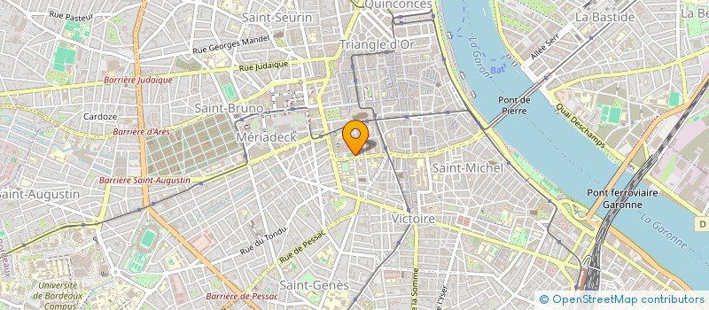 localisation de l'entreprise STE MEDECINS HOMEOPATHIQUES D'AQUITAINE  BORDEAUX