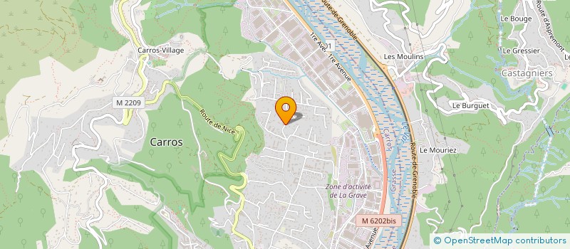 localisation de l'entreprise STE MERIDIONALE D ETANCHEITE à CARROS