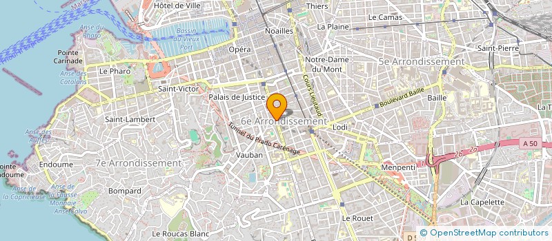 localisation de l'entreprise STE MERIDIONALE LOCATIONS SERVICES à MARSEILLE