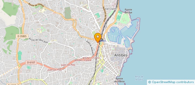 localisation de l'entreprise STE MEUBLES BEAUX BOIS à ANTIBES
