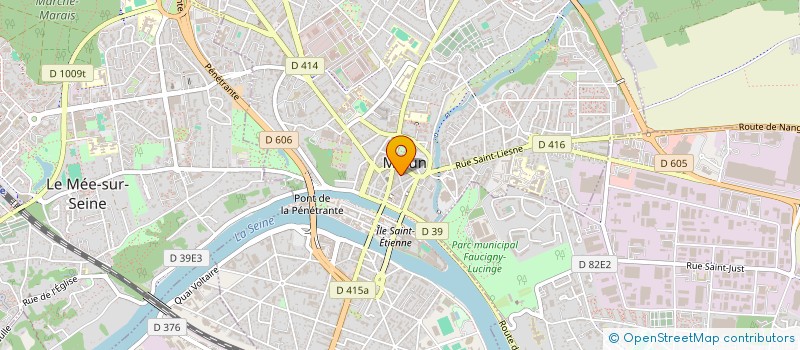 localisation de l'entreprise STE MODER DE DISTRIB DE LA CHAUSSURE à MELUN