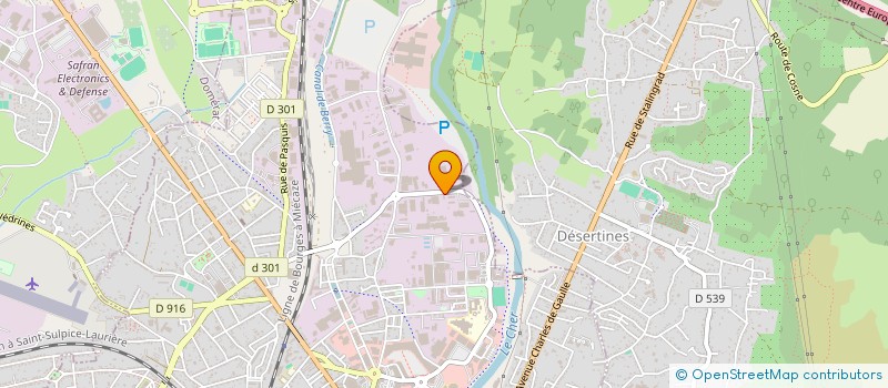 localisation de l'entreprise STE MONTLUC TRPT ET DEMENAG à MONTLUCON