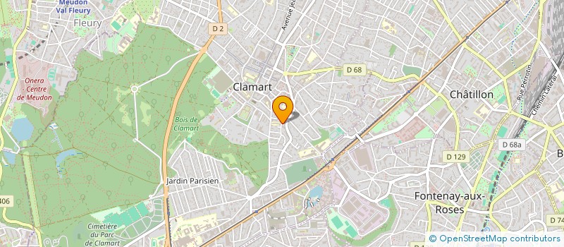 localisation de l'entreprise STE MTS - MATERIAUX TRANSPORTS SERVICES à CLAMART