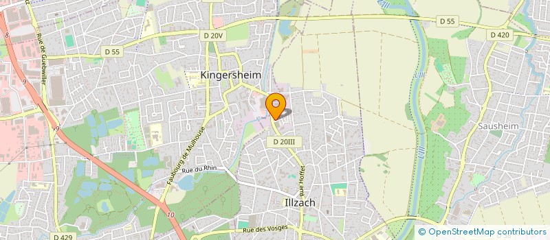 localisation de l'entreprise STE MULHOUS IMPRESSION PAPIER ET TEXTILE  ILLZACH