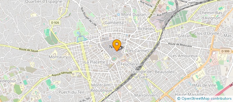 localisation de l'entreprise STE MUTUAL EMPLOYES MUNICIPAUX à NIMES