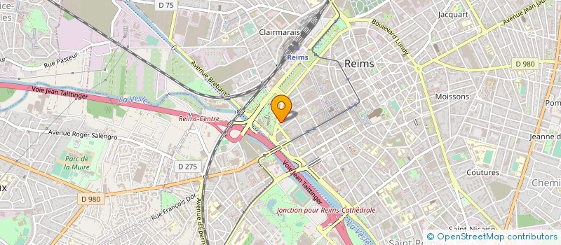 localisation de l'entreprise STE MUTUALISTE RETRAITES U F M à REIMS
