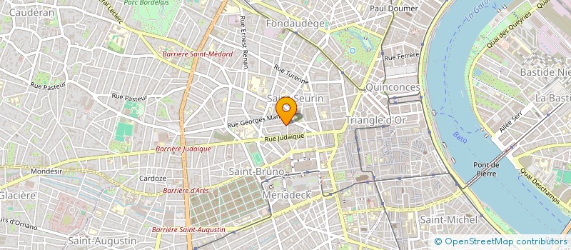 localisation de l'entreprise STE MUTUALISTE SAINT MARTIAL  BORDEAUX