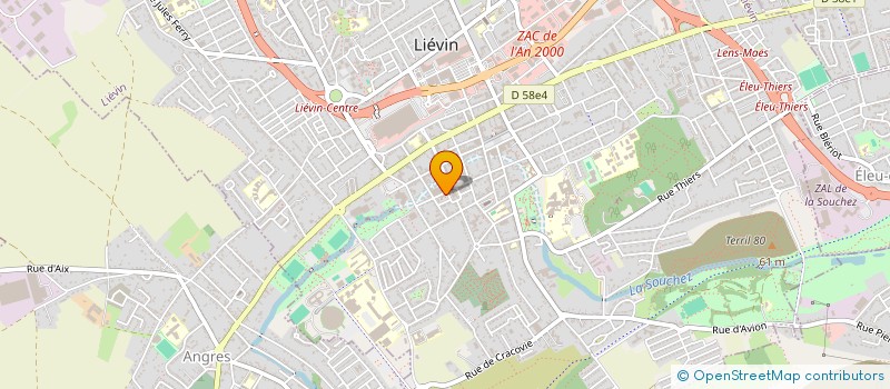 localisation de l'entreprise STE MUTUELLE DE RETRAITE DES A.C.V.G. à LIEVIN
