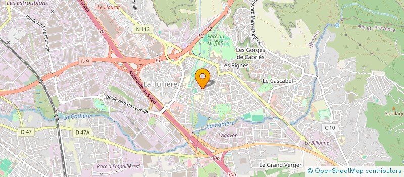 localisation de l'entreprise STE N. CASSIER M.R. PONCET  VITROLLES