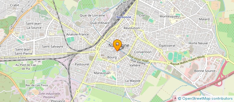 localisation de l'entreprise STE NARBONNAISE DE RADIODIFFUSION à NARBONNE
