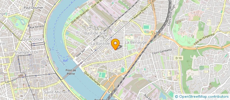 localisation de l'entreprise STE NBC à BORDEAUX