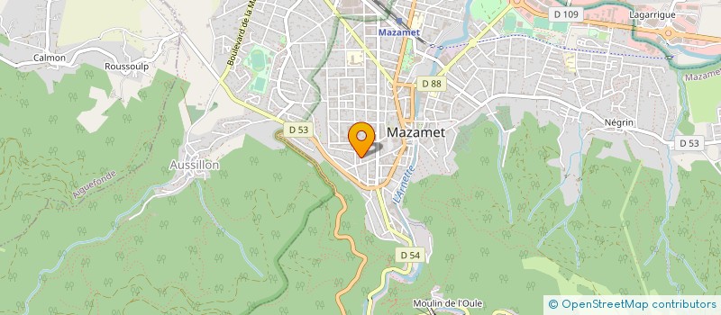 localisation de l'entreprise STE NEGOCE CAYRE JEAN ET CIE à MAZAMET