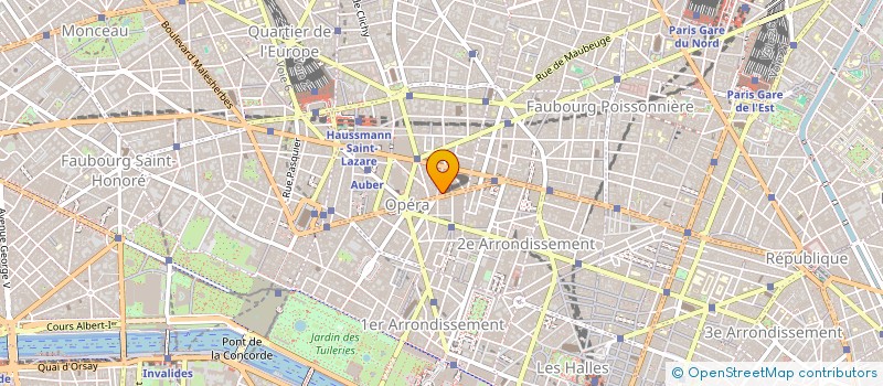 localisation de l'entreprise STE NELLE LAITERIE DE LA MONTAGNE à PARIS