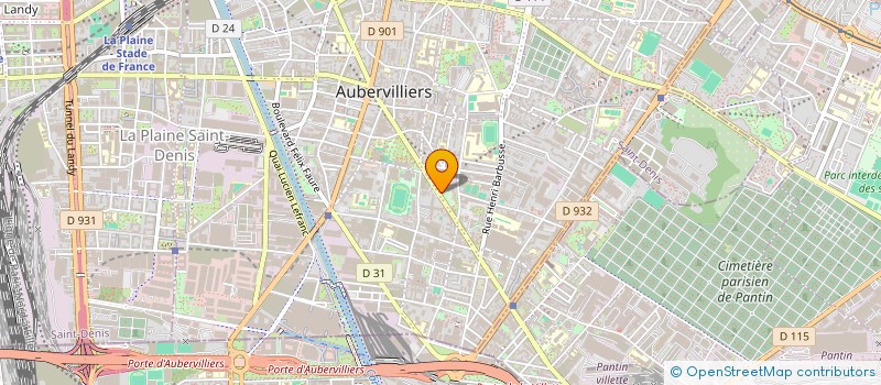 localisation de l'entreprise STE NETTOYAGE TRANSPORTS ET LOCAUX SNTL à AUBERVILLIERS
