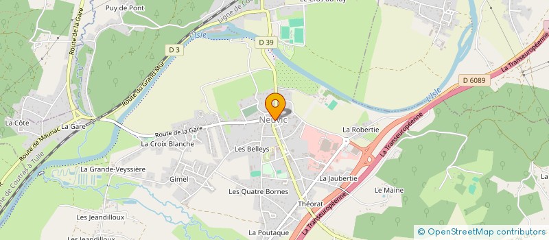 localisation de l'entreprise STE NEUVICOISE DE DISTRIBUTION à NEUVIC