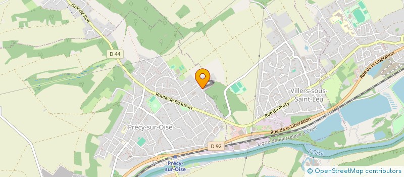 localisation de l'entreprise STE NOISY AUTOMOBILE à PRECY-SUR-OISE