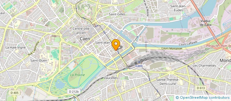 localisation de l'entreprise STE NORMANDE D'EQUIPEMENTS FONCIERS à CAEN