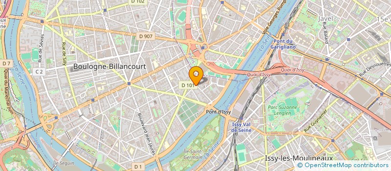 localisation de l'entreprise STE NOUV DE CONST OUEST PARIS à BOULOGNE-BILLANCOURT