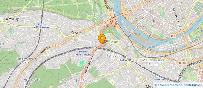 localisation de l'entreprise STE NOUV EXPLOI CLINIQUE SEVRE à SEVRES