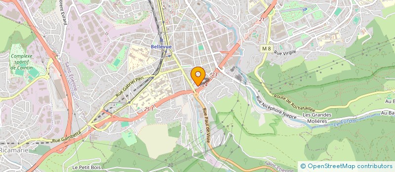 localisation de l'entreprise STE NOUV PRODUCT MACHINE COUPE  SAINT-ETIENNE