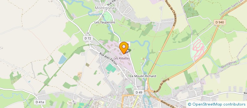 localisation de l'entreprise STE NOUVEL EXPL ETABLIS DEBENE à MONTGIVRAY